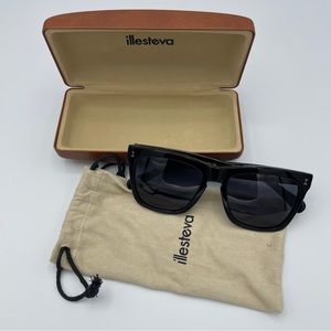 Illesteva Los Feliz Sunglasses in Black/Grey